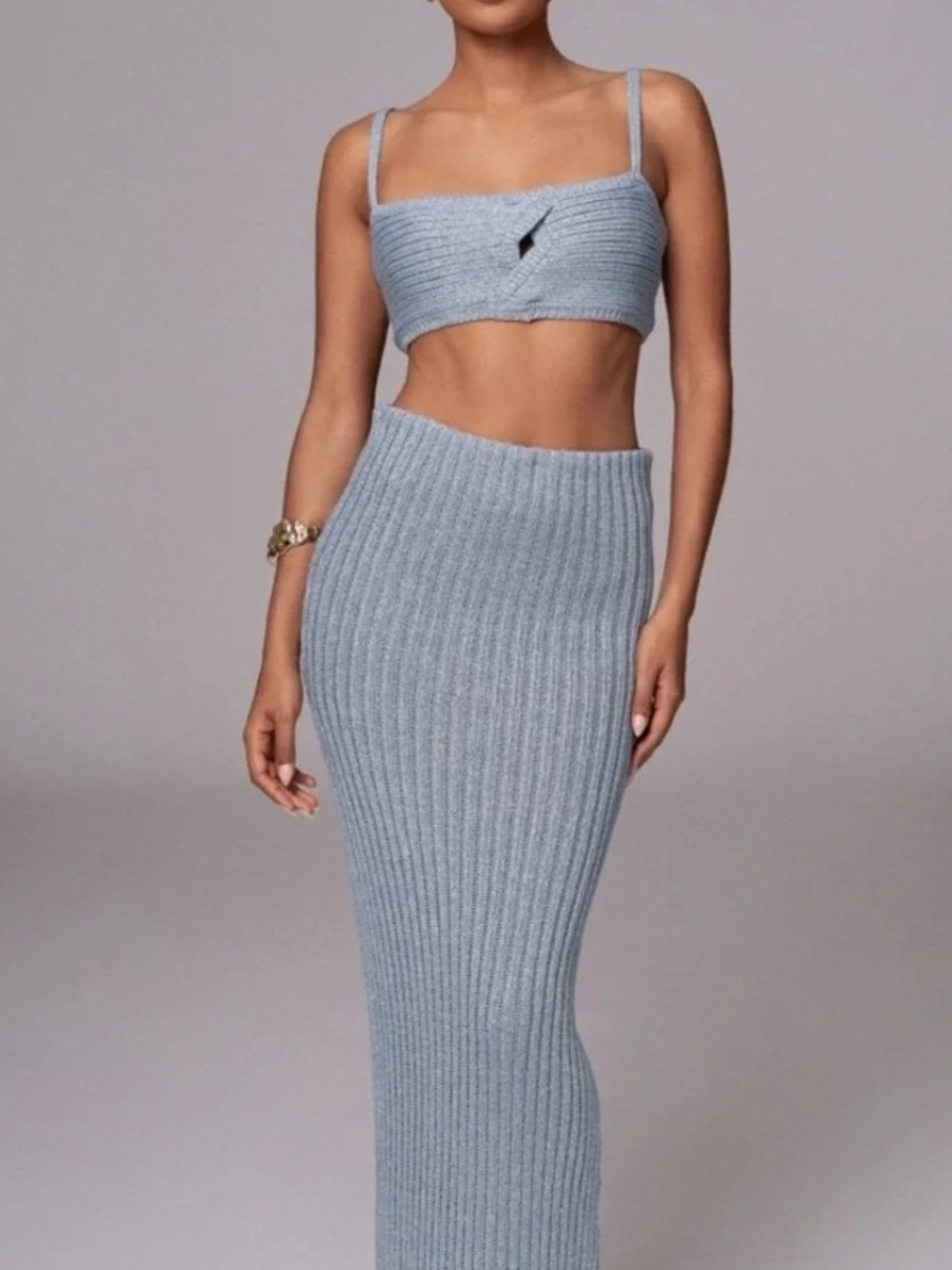 NWT Jluxlabel Blue Sunny Skies Skirt Set (XL)